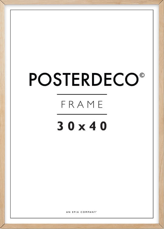 Oak Wood Frame (40x60cm) - Posterdeco – Premium Quality Posters for Wall  Decoration